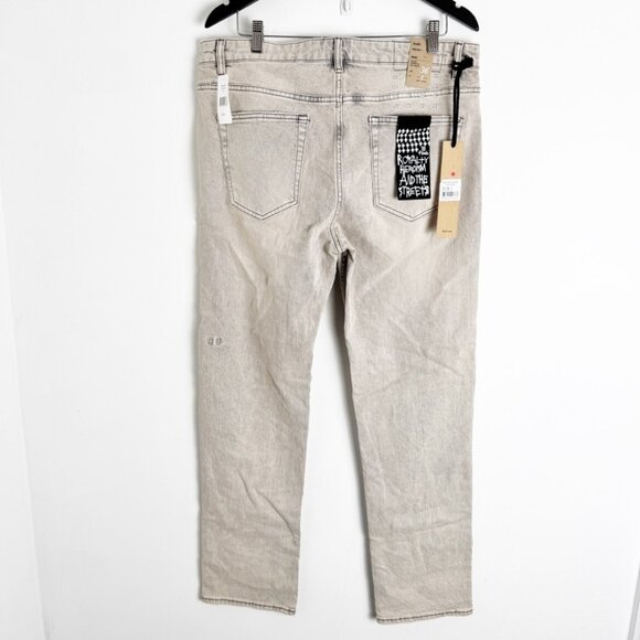 NWT Ksubi Hazlow Comet Grey Jeans size 36 - Picture 5 of 12